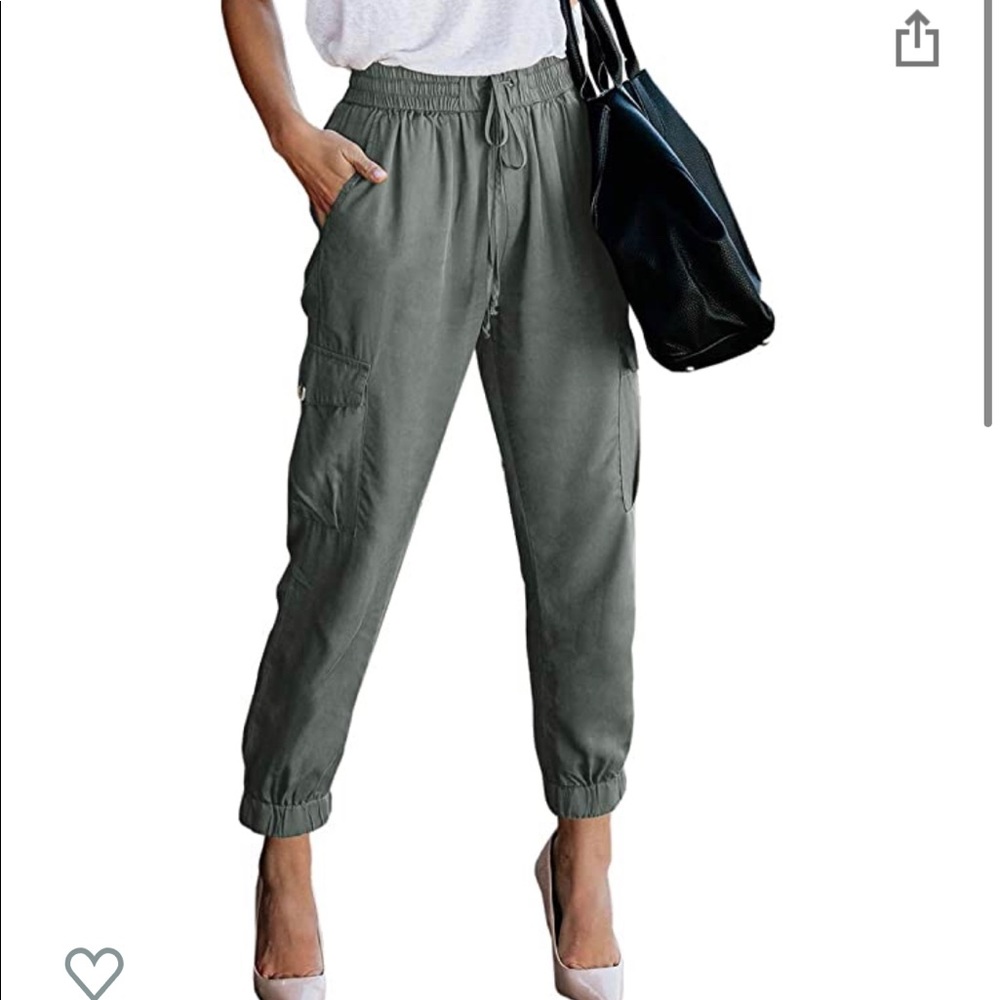 NWT Ankle Green Casual Joggers